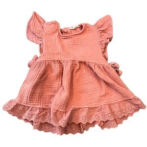 Jessica Simpson | EUC Flutter Sleeve Top for Toddler Girls